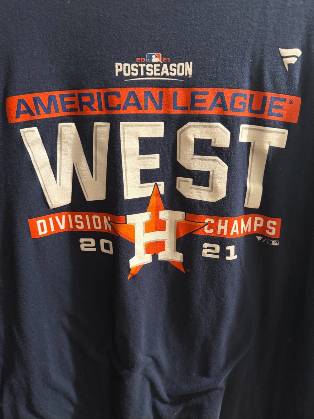 Houston Astros 2021 AL West Champs t-shirt